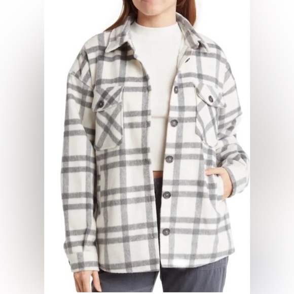 Thread & Supply Jackets & Blazers - Thread & Supply Plaid Shirt Jacket Size Medium Casual